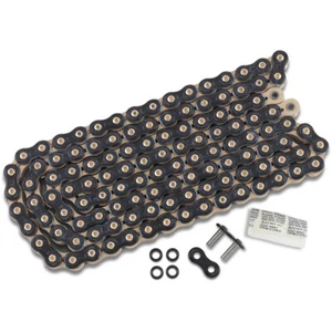 EK 3D ThreeD 520 Z SUPER SPORT Sealed QX2-Ring Chain (Black/Gold) 120 Links - Picture 1 of 1