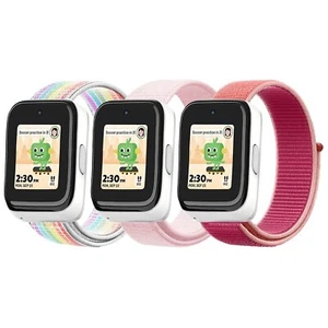 Nylon Bands for T-Mobile SyncUP Watch Band, 20mm Breathable Hook&Loop Strap - Picture 1 of 6