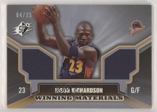 2005-06 SPx Winning Materials Jason Richardson #WM-JR