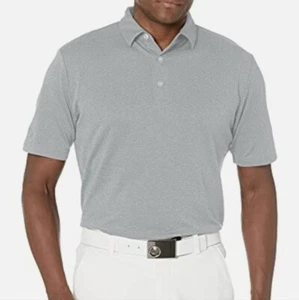 Polo da golf Callaway Heathered Jacquard nuova con etichetta piccola - Foto 1 di 6