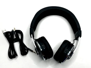 Sound BT-2500 Wireless Bluetooth Headphones - Black/Silver - Excellent Condition - Picture 1 of 3