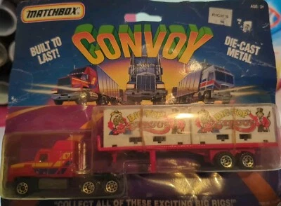 NOS 1990 Matchbox Big Top Circus Mack Convoy Semi Trailer Diecast 050272 - Image 1 of 2