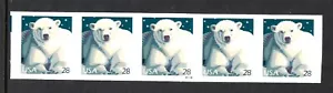 USA PNC SC# 4389 POLAR BEAR 28c.SELF ADHESIVE MNH- PL# V11111 - Picture 1 of 1