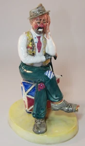 Coalport 8" Cavalcade Of Clowns Figur Woeful Tramp um 1990 TOP - Bild 1 von 7