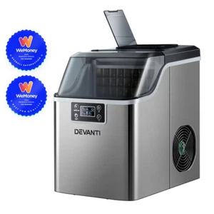 Devanti Ice Maker Machine Commercial Portable Ice Cube Tray Countertop 3.2L - Picture 1 of 7