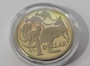 1984 $1 PROOF ONE DOLLAR COIN ORIGINAL CAPSULE HIGHLY COLLECTABLE M.O.R - Picture 1 of 2