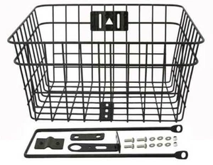 BIKE STEEL WIRE BASKET W/BRACES 333D CRUSIER BICYCLE IN 4 COLORS. - Picture 1 of 5