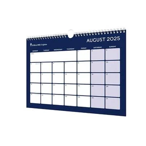 Colplan - Calendario Mensual A4 Medio/Académico Memo Planificador de Pared 2025-2026 - Imagen 1 de 5