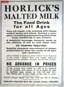 Wartime HORLICKS Malted Milk Ration Tablets ADVERT #11 - Small WW1 1915 Print Ad - Picture 1 of 1