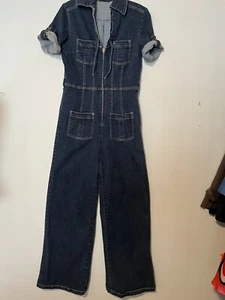 Metrostyle Women’s Denim Jumpsuit Size 6 EUC - Bild 1 von 6