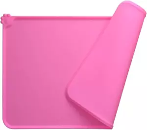 Dog Food Mat, Silicone Dog Cat Bowl Mat, Non Slip Pet Feeding Mat Waterproof Dog - Picture 1 of 12