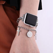 iWatch Series 7 6 5 4 3 Se Stainless Chains Bracelet Watch Band Straps For Apple