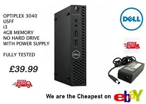 Dell OptiPlex 3040M USFF Desktop PC - Intel i3/4GB DDR3 Memory WITH POWER SUPPLY - Picture 1 of 5