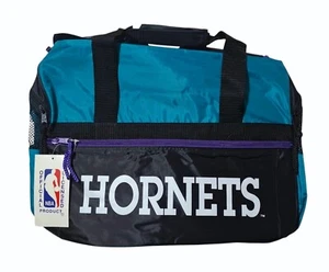 VINTAGE NASCO NBA CHARLOTTE HORNETS DUFFEL GYM BAG NEW WITH TAG RARE - Picture 1 of 6