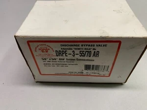 Válvula de derivación de desalojo Parker/Sporlan P/N DRPE-3-55/70AR - Imagen 1 de 5