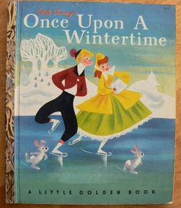 Vintage kleines goldenes Buch ~ Walt Disney's Once Upon a Wintertime ~ Top! 42pg - Bild 1 von 24