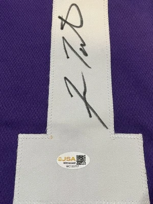 Fran Tarkenton Minnesota Vikings Signed Jersey JSA COA Inscribed “HOF ‘86”  - Image 1 of 4