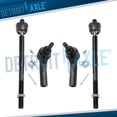 Front Inner Outer Tie Rod End Links for 2005-2010 Jeep Commander Grand Cherokee - Image 1 of 4