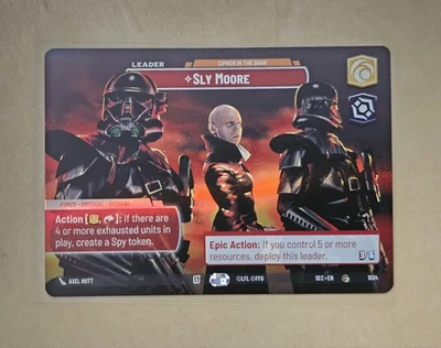 Star Wars Unlimited - Sly Moore, Cipher in the Dark Showcase - Secrets of Power  - Image 1 of 2