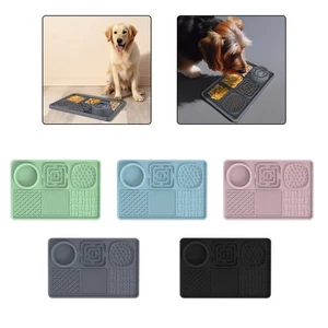 Pet Licking Mat Non-Slip Placemat Anti-Slip Design Encourages Slow Eating - Bild 1 von 28
