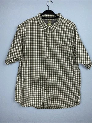 Alpine Design Shirt Mens XXL 2XL Green Button Up Hiking Tech Series Vented - Image 1 of 4