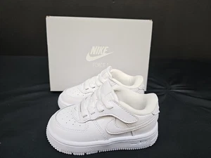 Nike Force 1 Low EasyOn TD Sneaker Kinder Schuhe US 7c Triple White FN0236-111 - Bild 1 von 12