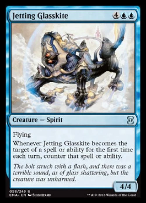 Jetting Glasskite -Foil Near Mint MTG Eternal Masters - Image 1 of 1