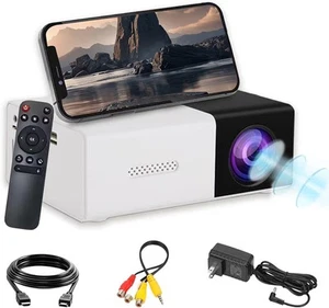 Mini Proiettore, Portatile Pico Full Color LED LCD Videoproiettore per Bambini US - Foto 1 di 8