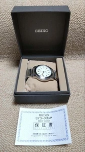 Seiko Auto Calendar Men’s Watch 39mm White Dial 10BAR Used No Customs Fees US - Picture 1 of 8