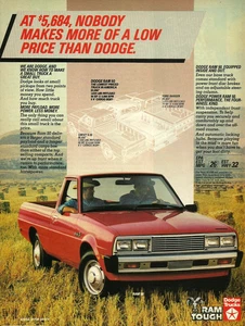 1984 Dodge Ram 50 Pickup Truck vintage Print Ad 80's Advertisement v2 - Picture 1 of 1