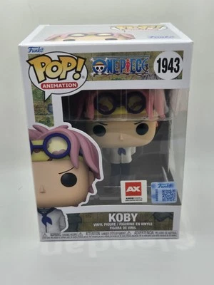Funko Pop! One Piece Koby Anime Expo 2025 Con Sticker w/ soft protector - Image 1 of 4