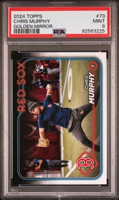 2024 Topps #73 Chris Murphy Golden Mirror PSA 9 - Image 1 of 2