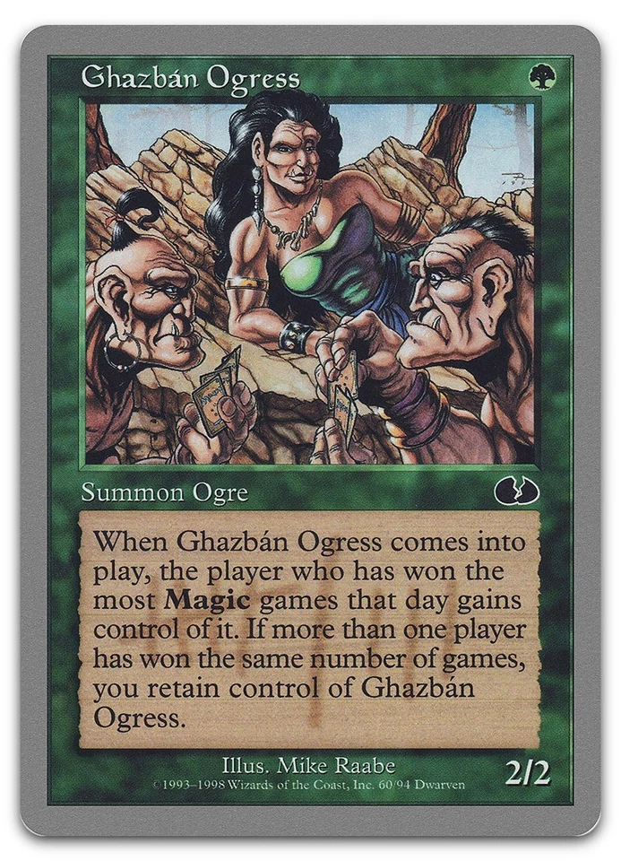 Ghazban Ogress #60 (NM) Unglued UGL Magic MTG - Image 1 of 1