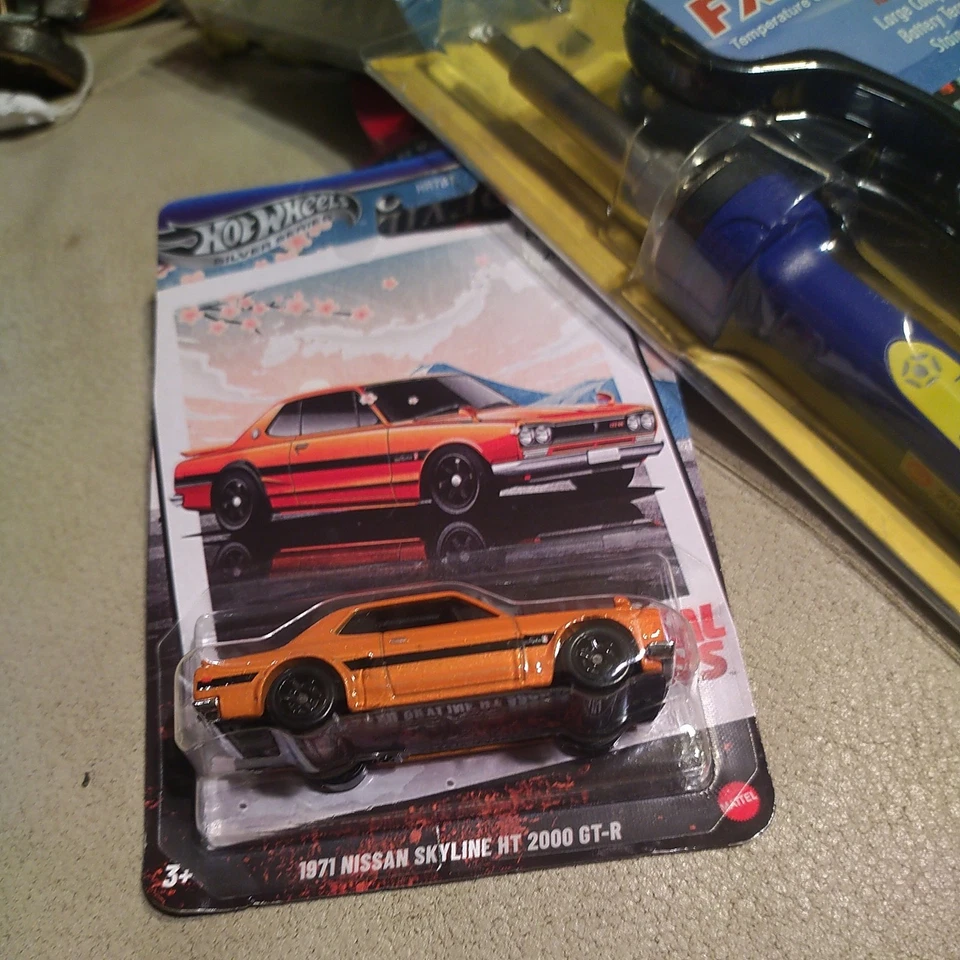 2025 Hot Wheels Silver Series NATIONAL ICONS #4 1971 NISSAN SKYLINE HT 2000 GT-R - Image 1 of 1