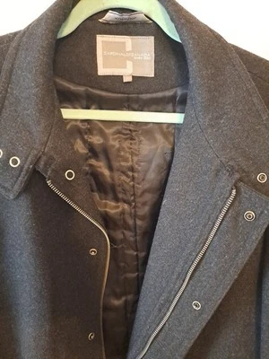Cardinal Of Canada 65% wool mens charcoal winter coat jacket sz L - Image 1 of 4