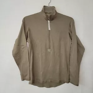 Camisa USGI Peso Medio GEN III Clima Frío Waffle Rejilla Cuarto Cremallera Para Hombres S Oliva - Imagen 1 de 11
