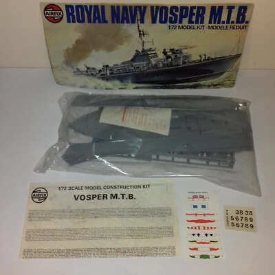 ROYAL NAVY VOSPER M.T.B.  KIT 1/72 AIRFIX 05280-9 - Immagine 1 di 2