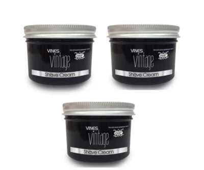 Vines Vintage Rasiercreme 125ml 3er Pack