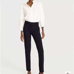 NWT J. Crew Full-length Cameron pant in four-season stretch blend navy size 8 P - Picture 1 of 16