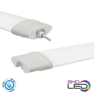 Luces LED empotradas luces de techo listones espacio húmedo 1.2M blanco neutro 18W - Imagen 1 de 2
