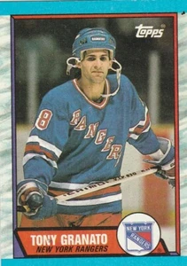 Tarjeta de hockey de novato Topps Tony Granato 1989 # 161 - Imagen 1 de 2