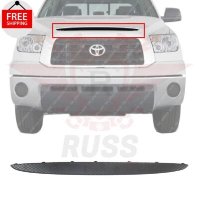 New Front Grille Molding Textured Black Fits 2007-2009 Toyota Tundra TO1210105 - Image 1 of 4