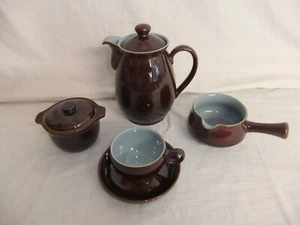 Denby - Homestead - Vajilla de gres vintage marrón brillo - 6C3A - Imagen 1 de 11