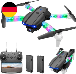 OBEST Drohne Mit Kamera 1080P Mit LED Lichter Für Kinder Und Erwachsene, Faltbar - Bild 1 von 12