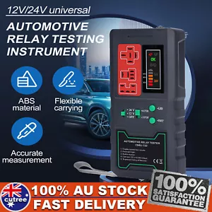 12V/24V Car Relay Tester Auto Diagnostic Tools Electronic Relay Tester AU R8G9 - Picture 1 of 12