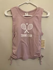 La Luna Damen Top Lila Ärmellos Tank Tennisschläger Größe Medium Neu mit Etikett - Bild 1 von 12