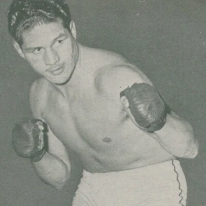 Arturo Godoy Arturito 1940er Boxen Ausstellung Arcade Card Supply Co USA Geschichte Vintage - Bild 1 von 3