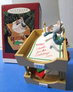 1995 Hallmark Ornament IMPORTANT MEMO - Imagen 1 de 14