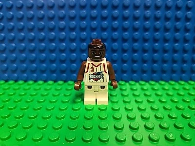 LEGO Steve Francis Minifigure #3 3564 NBA Houston Rockets CMF Lot nba011 Rare - Image 1 of 4