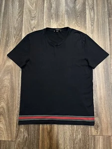 Gucci Web Striped Cotton T-Shirt Men’s L - Picture 1 of 6